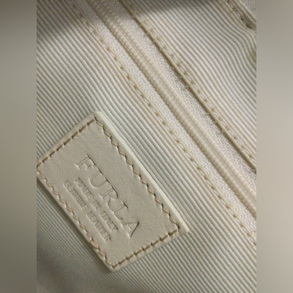 Furla Off White Leather Handbag - Picture 7 of 9